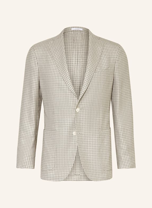BOGLIOLI Sakko Regular Fit BEIGE/ DUNKELGRÜN/ TAUPE