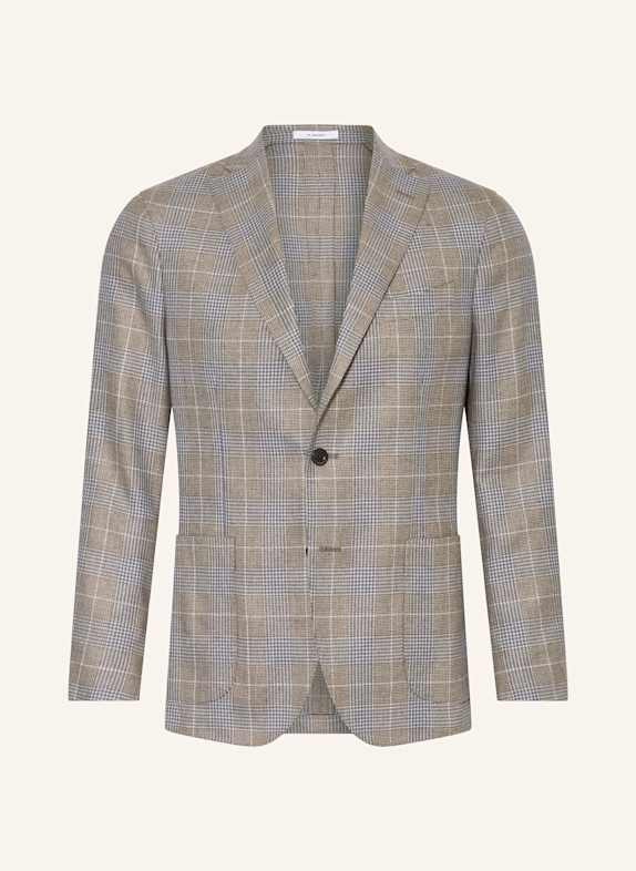 BOGLIOLI Sakko Slim Fit BEIGE/ BLAUGRAU/ ECRU
