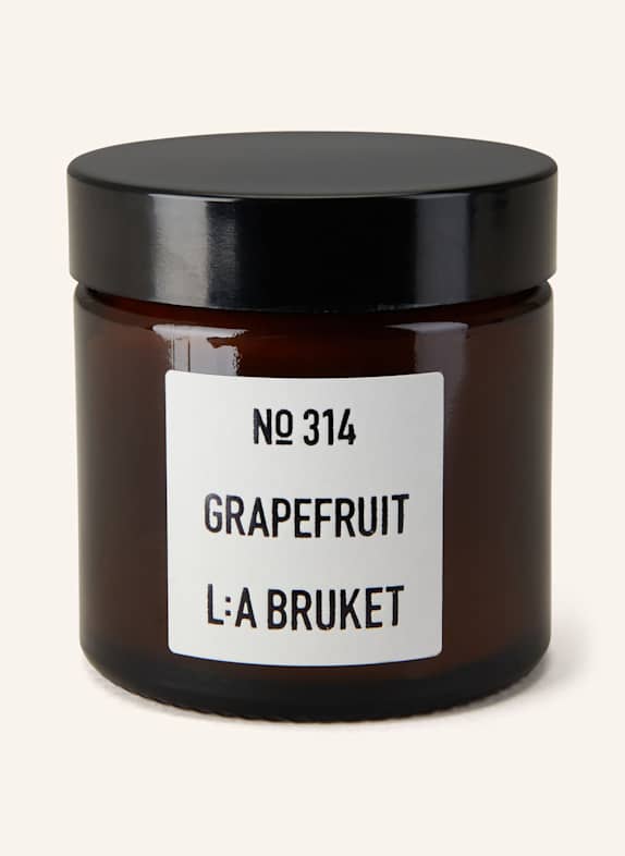 L:A BRUKET Duftkerze GRAPEFRUIT BRAUN