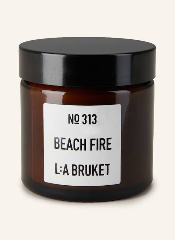 L:A BRUKET Duftkerze BEACH FIRE BRAUN