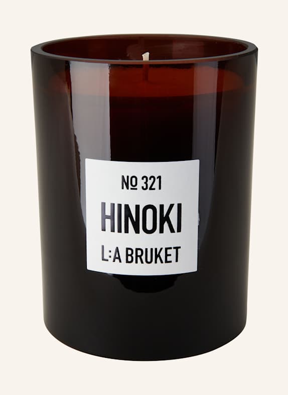 L:A BRUKET Duftkerze HINOKI BRAUN