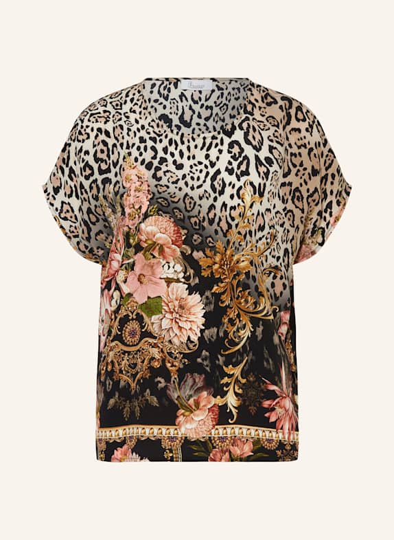 Princess GOES HOLLYWOOD Blusenshirt aus Seide BRAUN/ GOLD/ ROSÉ