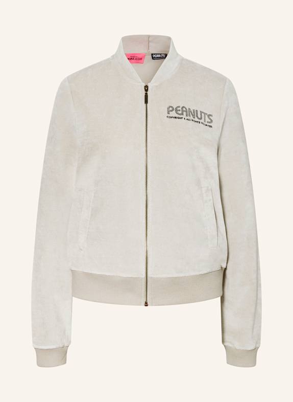 FrogBox Nickijacke mit Schmucksteinen BEIGE