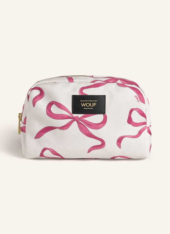 WOUF Kosmetiktasche RITA WEISS/ ROSA