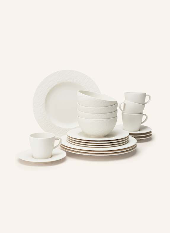 Villeroy & Boch 20dílná Sada nádobí MANUFACTURE ROCK BLANC REŽNÁ