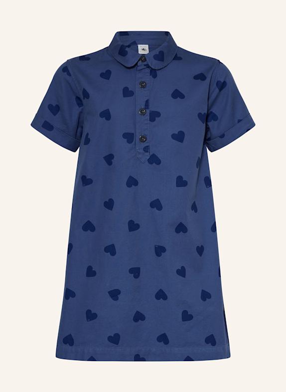 PETIT BATEAU Jeanskleid BLAU/ DUNKELBLAU