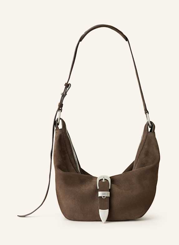 MARGE SHERWOOD Hobo bag DARK BROWN