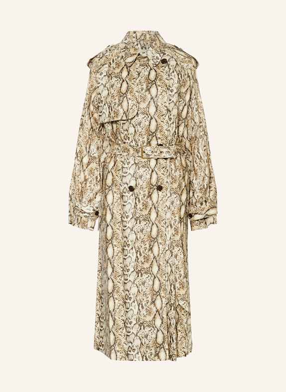 ISABEL MARANT Trenchcoat FREANNE mit Leinen BEIGE/ CREME
