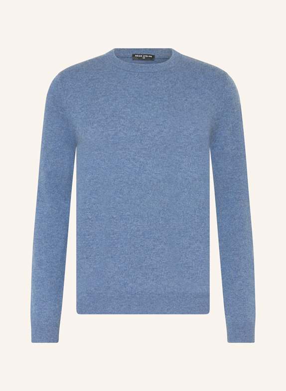 REISS contrasting tape long-sleeved shirt DARK BLUE