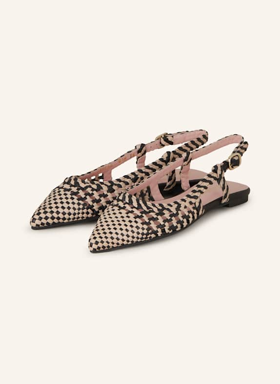 Pretty Ballerinas Slingballerinas NUDE/ SCHWARZ