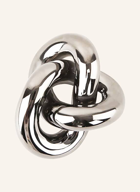 COOEE Design Dekofigur KNOT TABLE SMALL SILBER