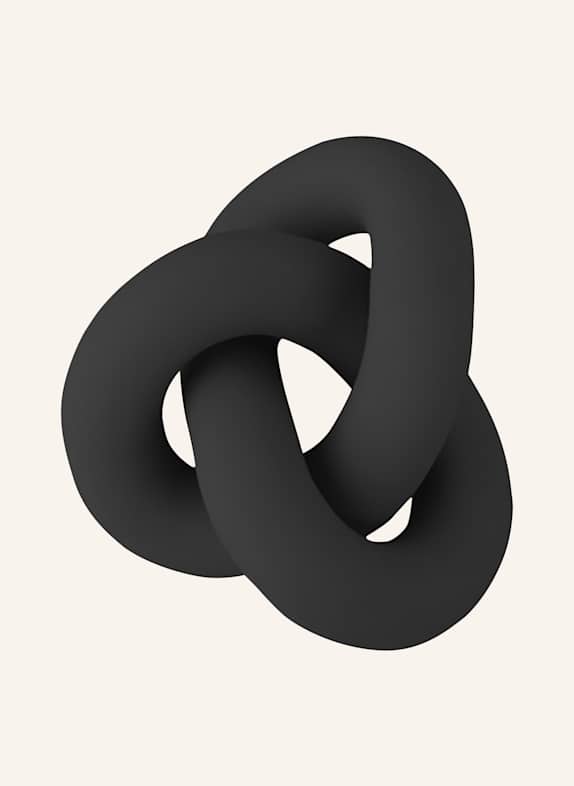 COOEE Design Dekofigur KNOT TABLE SMALL SCHWARZ
