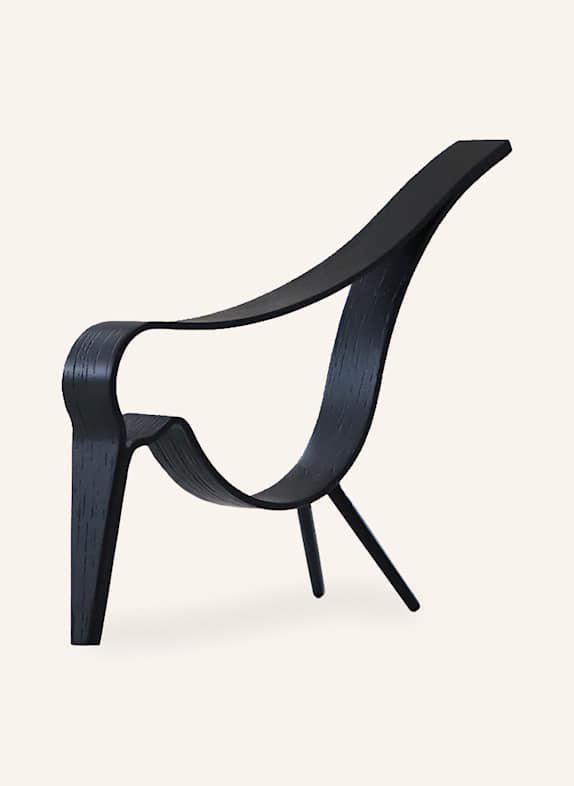 COOEE Design Dekofigur WOODY BIRD MEDIUM SCHWARZ