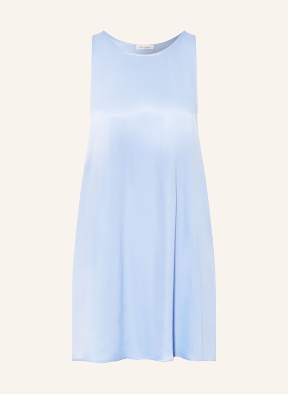 American Vintage Satinkleid UNYL HELLBLAU