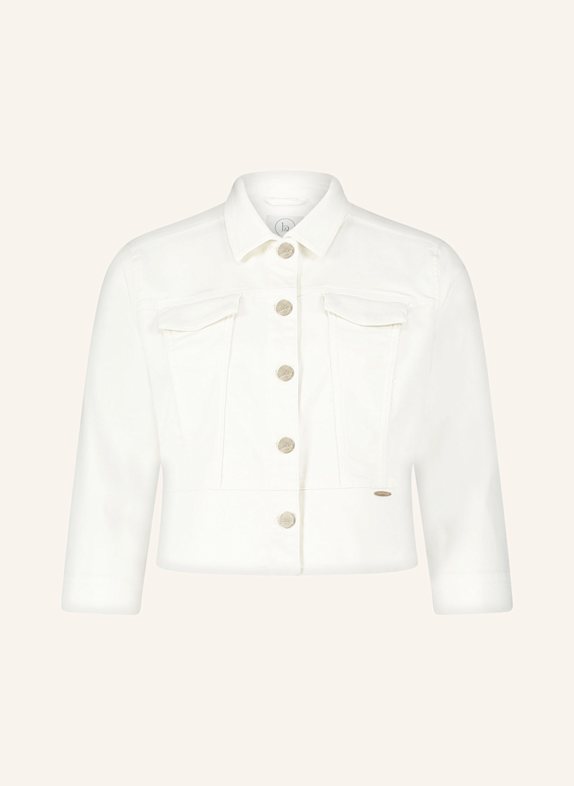 BETTY&CO Cropped-Jacke mit 3/4-Arm WEISS
