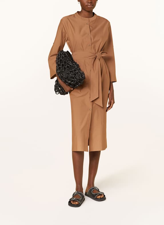 CINQUE Hemdblusenkleid CIDELL mit 3/4-Arm BRAUN