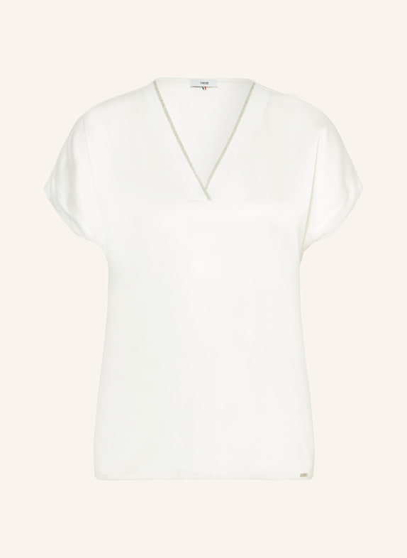 CINQUE Blusenshirt CIKAROL mit Glitzergarn WEISS