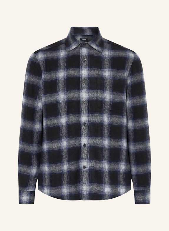 REISS Overshirt CROSBY DUNKELBLAU/ HELLGRAU