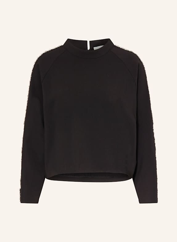 ba&sh Sweatshirt SCOTTY mit Schmucksteinen SCHWARZ