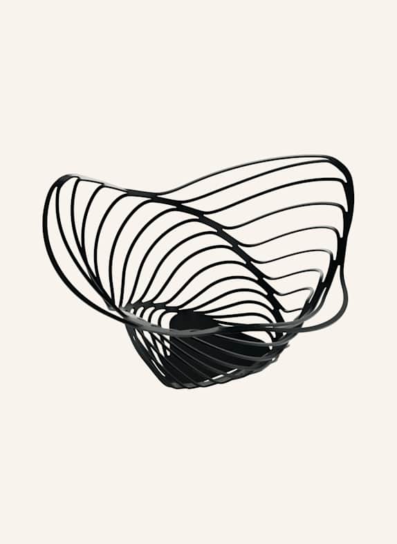 ALESSI Korb TRINITY SCHWARZ