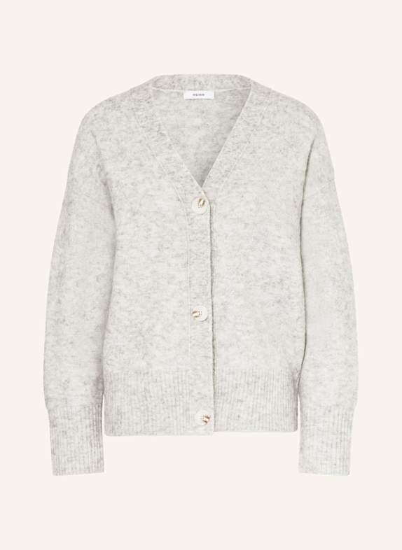 REISS Strickjacke ROBYN HELLGRAU