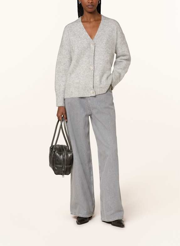 REISS Cardigan ROBYN GRIS CLAIR