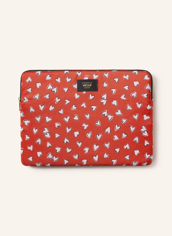 WOUF Laptop-Hülle CRUSH ROT/ WEISS