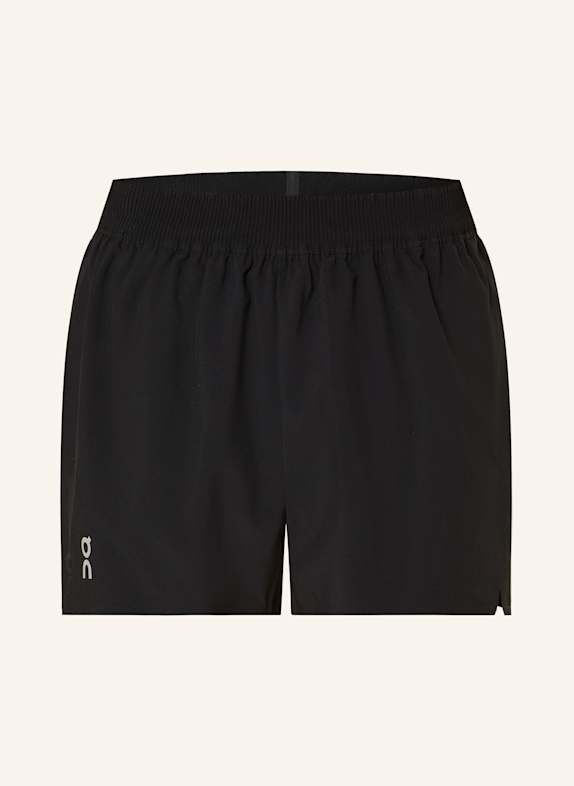 On 2-in1-Laufshorts TRAIN SCHWARZ