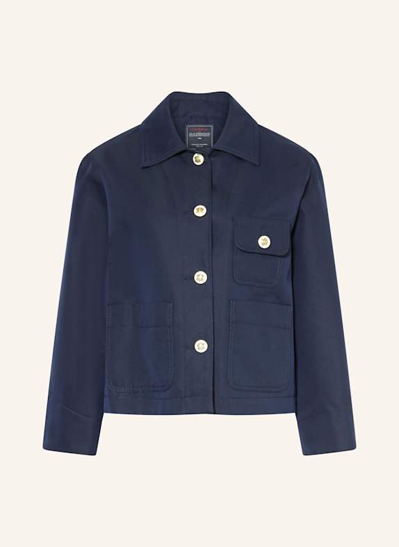 SANDRO Cropped-Jacke DUNKELBLAU