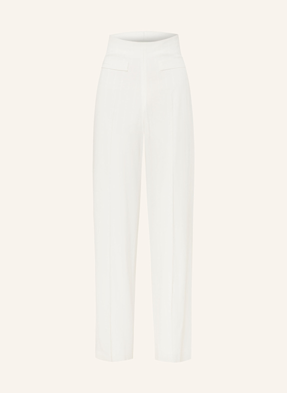 SANDRO Hose mit Pailletten ECRU