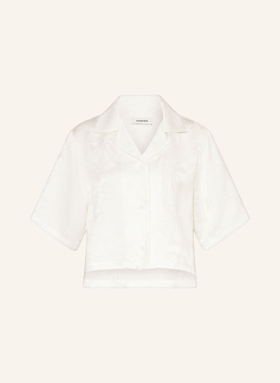 SANDRO Blusenshirt WEISS