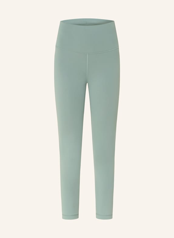 lululemon Tights WUNDER TRAIN CROP 23IN HELLGRÜN