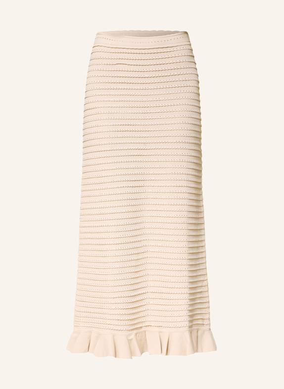 SANDRO Strickrock BEIGE