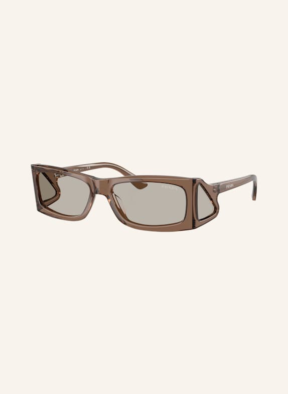 PRADA Okulary przeciwsłoneczne PRB03S 16W5J2 - BRĄZOWY/ JASNOBRĄZOWY