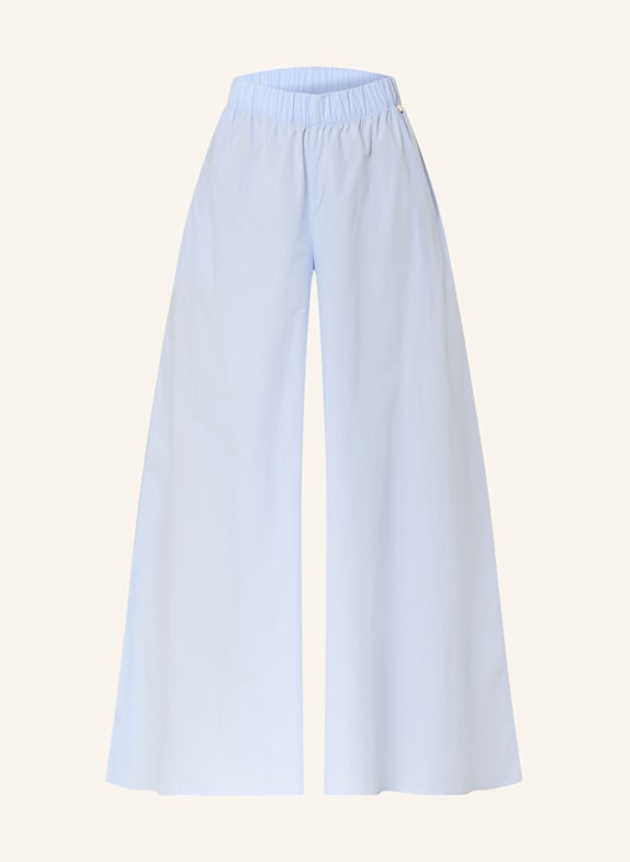 Rich & Royal Wide leg trousers LIGHT BLUE