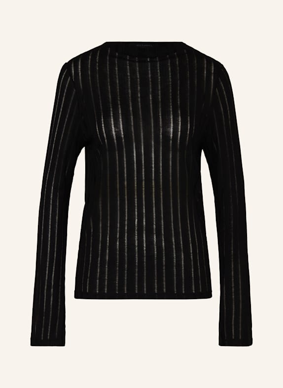 ALLSAINTS Longsleeve AKI SCHWARZ