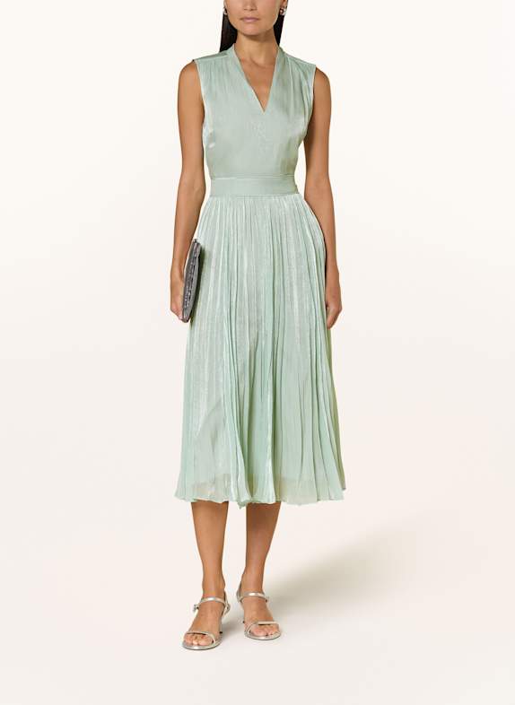 HOBBS Plisseekleid ALEXANDRA HELLGRÜN