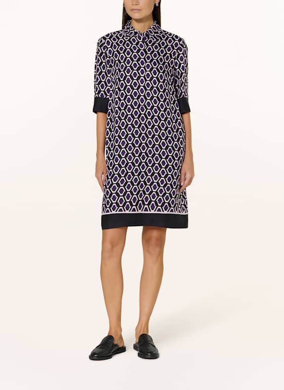 HOBBS Kleid MARCIELLA LILA/ SCHWARZ/ HELLROSA