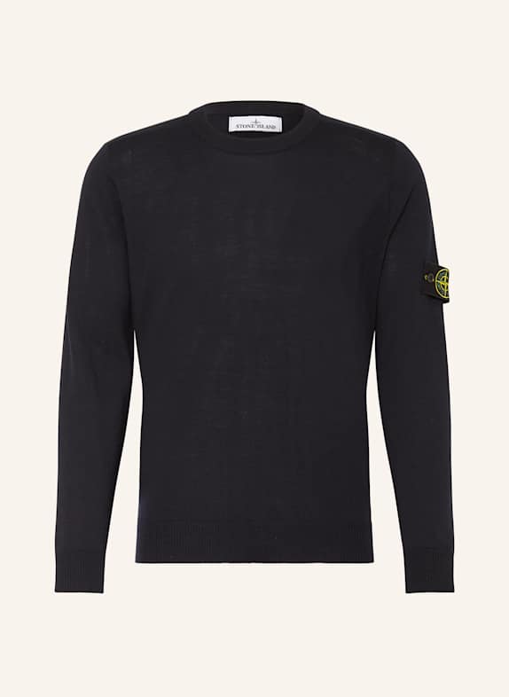 STONE ISLAND Sweter GRANATOWY