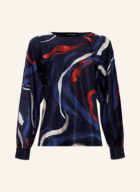 Phase Eight Blusenshirt ALORA im Materialmix DUNKELBLAU/ ROT/ ROSÉ