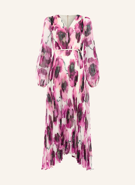 Phase Eight Plisseekleid NATALIA PINK/ FUCHSIA/ CREME
