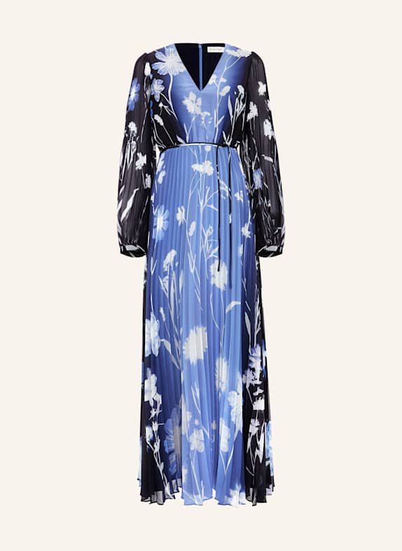 Phase Eight Kleid ANNIE mit Plissees DUNKELBLAU/ HELLBLAU/ WEISS