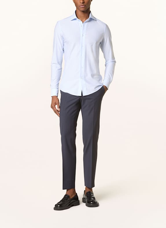 REISS Overhemd Regular Fit LICHTBLAUW / WIT