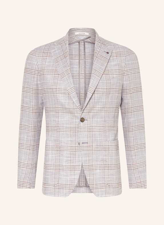 TAGLIATORE Sakko Extra Slim Fit HELLGRAU/ BRAUN/ HELLBRAUN