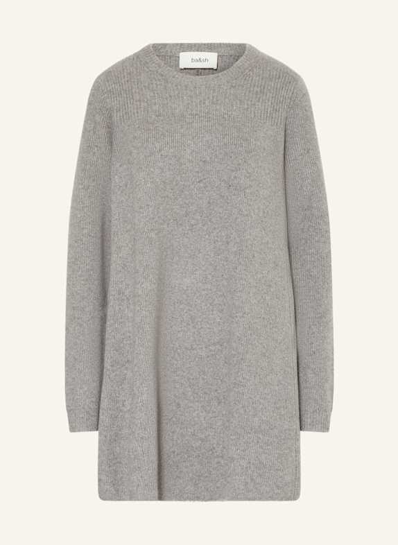 ba&sh Strickkleid CAMINE aus Cashmere GRAU