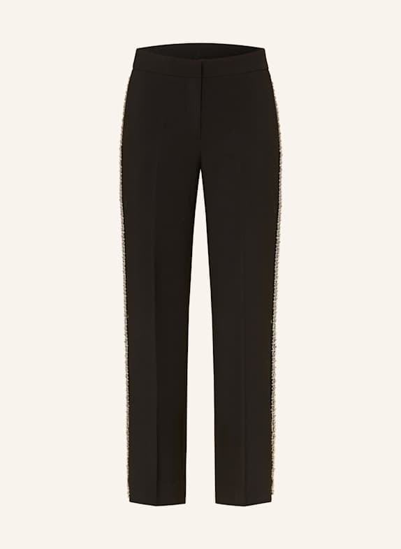 ba&sh Bootcut-Hose SAUL mit Schmucksteinen SCHWARZ