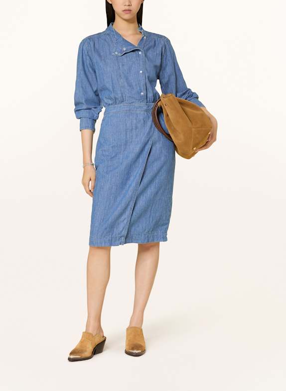 ba&sh Kleid WAKIE in Jeansoptik BLUE LIGHTUSEDBLUE