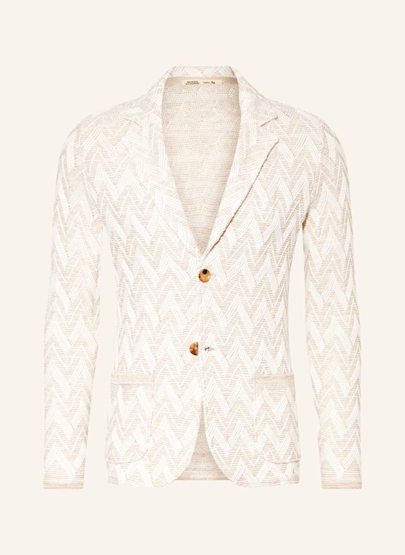 MAURIZIO  BALDASSARI Strick-Sakkko Extra Slim Fit BEIGE/ CREME