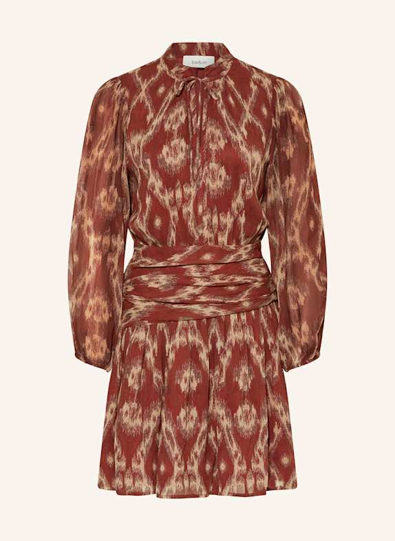 ba&sh Kleid MINTHE DUNKELROT/ HELLGELB