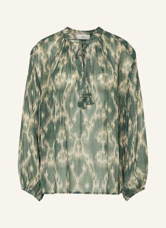 ba&sh Blusenshirt MENAELLE GRÜN/ HELLGELB